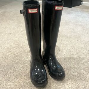Women's Original Tall Gloss Black Rain Boots